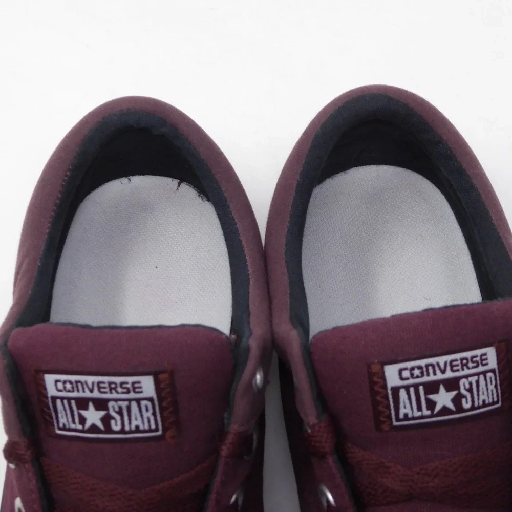 Converse Mens Madison Shoes Burgundy Chuck Taylor All Star Low Top 11.5 - Picture 7 of 9